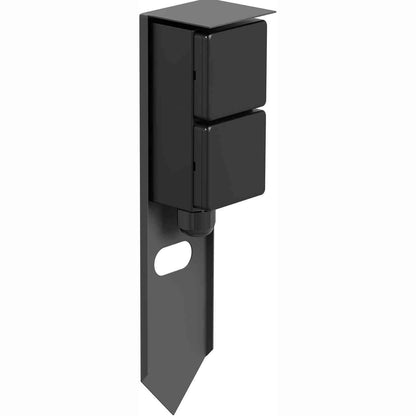 273421 - ledscom.de Kolonë prize kopshti PIWI, IP44, 2-kahëshe, çelik inox, antracit, katror, 30 cm