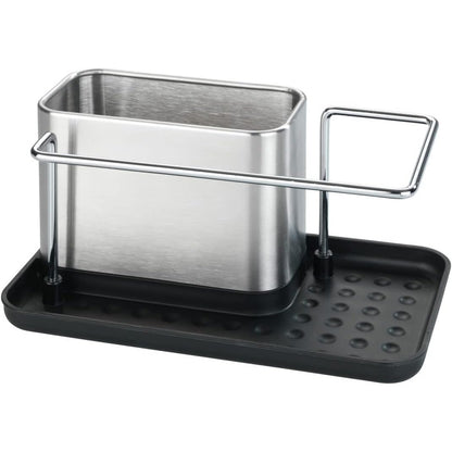 293973 - WENKO Organizues lavaman, çelik inox, 21 x 10.5 x 12 cm, argjend mat
