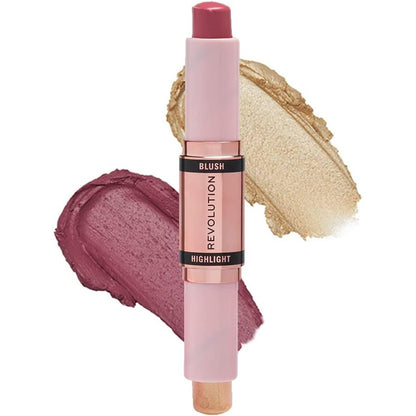 322003 - MAKEUP REVOLUTION Skuqës për skuqje dhe ndriçim në shkop, Mauve Glow, 4.3g