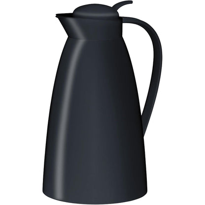 252960 - ALFI ECO Karafe e izoluar 1.0l, e zezë, qelqi të temperuar, plastike, kapak me mbyllje rrotulluese, pa BPA