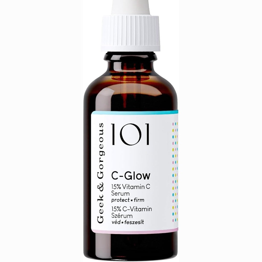 317725 - GEEK & GORGEOUS - C-Glow - Serum me 15% Vitaminë C + Acid Ferulik dhe Vitaminë E, 30ml