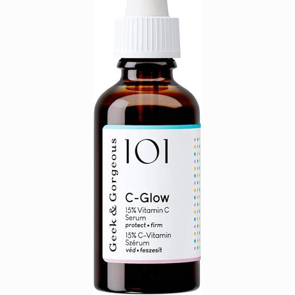 317725 - GEEK & GORGEOUS - C-Glow - Serum me 15% Vitaminë C + Acid Ferulik dhe Vitaminë E, 30ml