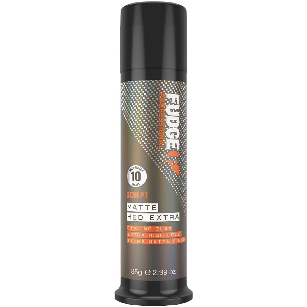 315656 - Dyllë Profesionale për Flokët Fudge, Matte Hed Extra, Mbajtje Ekstreme, Produkt Teksturizues për Stilimin e Flokëve për Burra, Argjilë me Efekt Teksture Matt, e Infuzuar me Argjilë Kaolini, 85 g