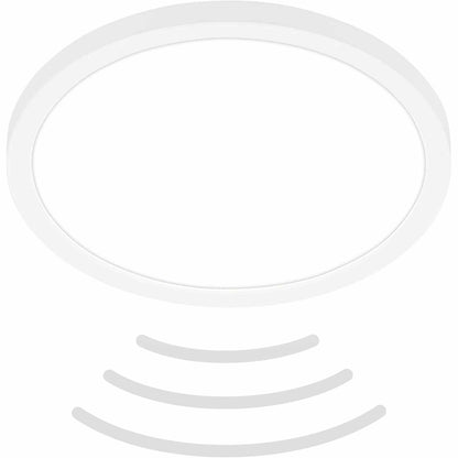 240710 - BRILONER Dritë tavani LED me detektor lëvizjeje, rreze veprimi 3 m, IP44, dritë e bardhë neutrale, 24x3 cm