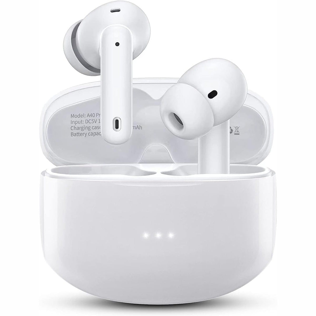 299515 - SER FLYMON Kufje me mikrofon HD, kufje Bluetooth pa tel, IPX7 rezistente ndaj ujit, 30 orë luajtjeje, kontroll me prekje