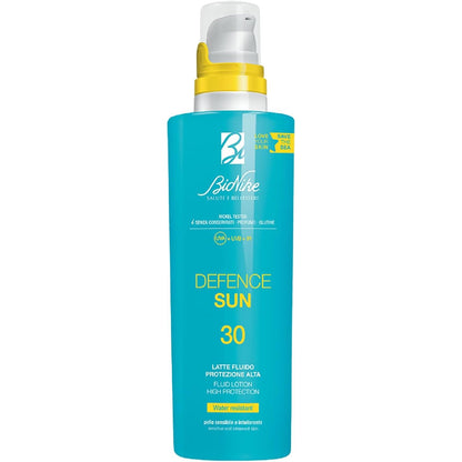 271849 - BIONIKE - Defence Sun - Lëng qumështi kundër diellit për trup, SPF 30, 200 ml, për lëkurë të ndjeshme dhe intolerante