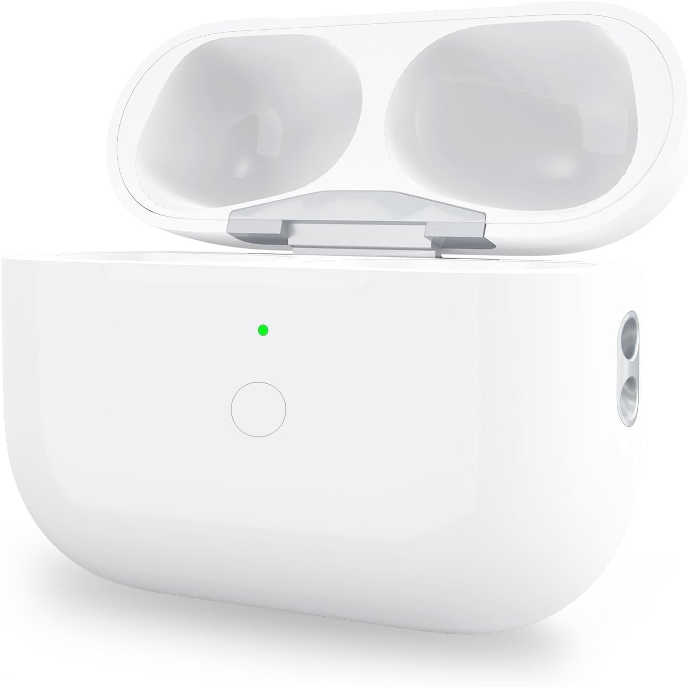 266461 - KUTI KARIJIMI Kuti zëvendësuese për AirPods Pro të gjeneratës së parë dhe të dytë, 550mAh, çiftëzim Bluetooth, buton sinkronizimi (Kufjet nuk përfshihen)