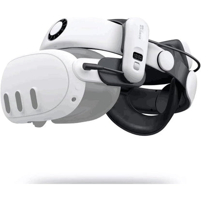 298987 - BOBOVR Aksesori S3 Pro Super Strap VR, i Pajtuar me Meta Quest 3S/Quest 3, Shirit Koke dhe Kondicioner Koke 2-në-1, Bateri 10,000 mAh me Ndërrim të Shpejtë, i Pajtuar me Oculus Quest 3