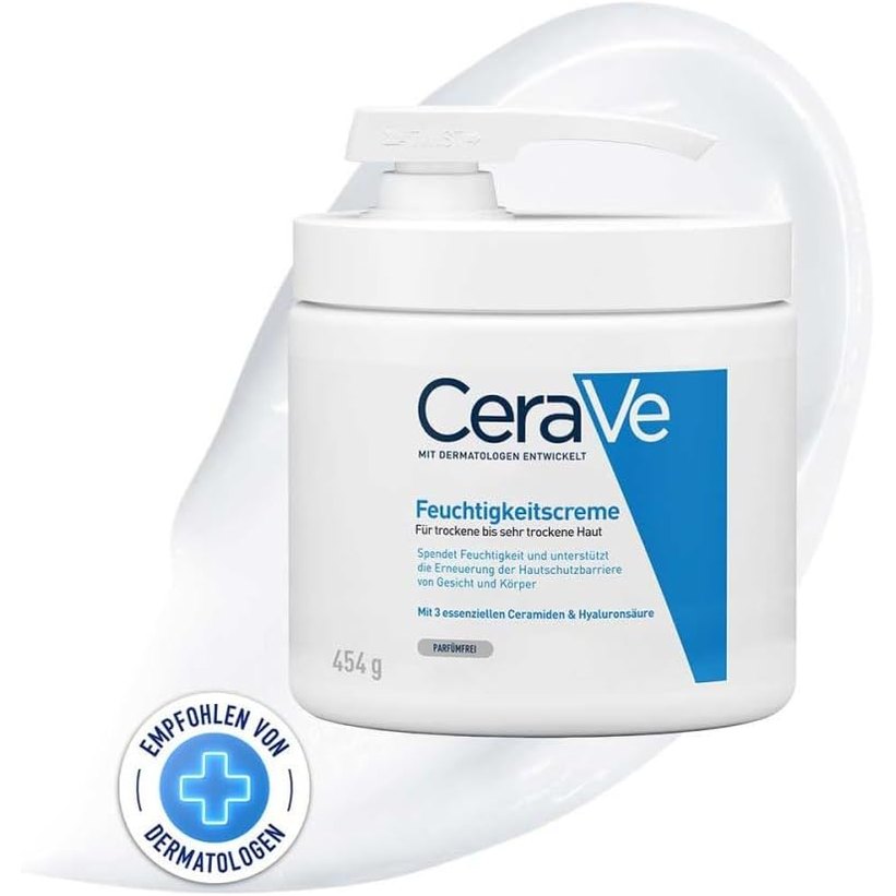 271852 - CERAVE Krem Hidratues, Krem i Pasur për lëkurë të thatë deri shumë të thatë, me Acid Hialuronik dhe 3 Ceramide Esenciale