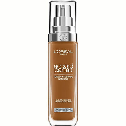 272095 - L'ORÉAL PARIS Fondatinë e lëngshme 8N Cappuccino 30ml, përfundim natyral, për të gjitha llojet e lëkurës, formulë me acid hialuronik