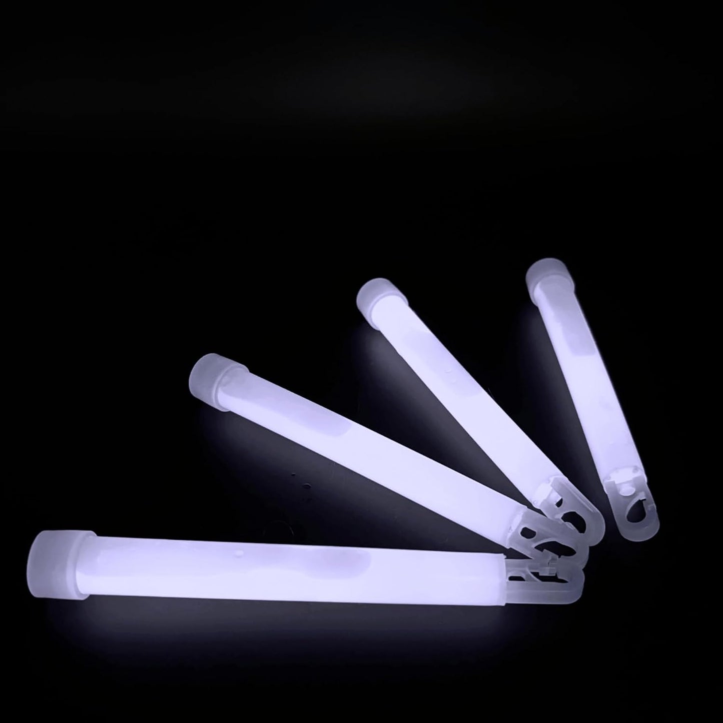 246562 - KNIXS Paketa me 25 shkopinj Power Glow (15 cm) me grep dhe rrip fiksues special - e bardhë akullnajash/e bardhë e ndezur