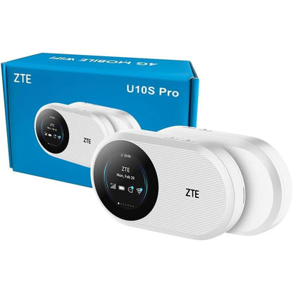 308777 - ZTE ROUTER U10S Pro, Wi-Fi 6 GHz, 4G+ LTE, 32 pajisje, 10 orë bateri, 2.4 GHz, 5 GHz, i bardhë