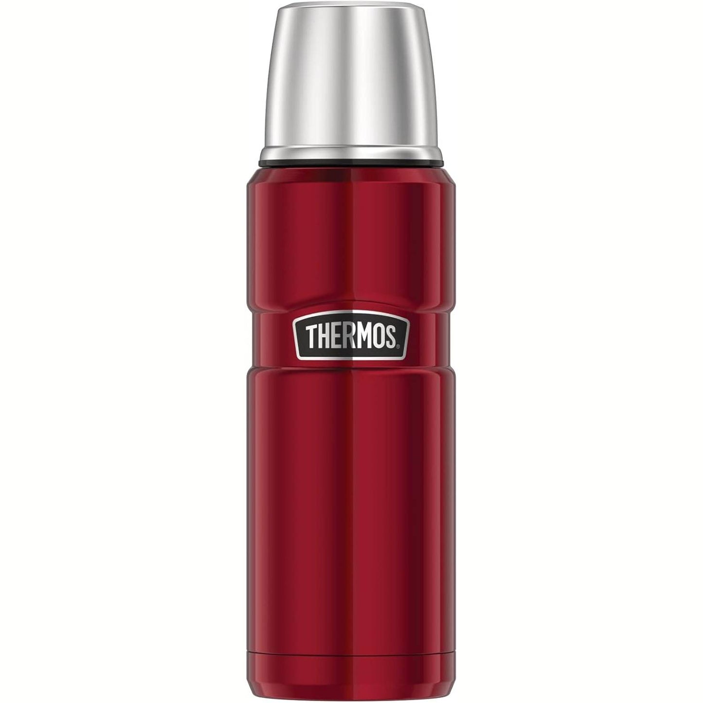 218357 - TERMOS Termos Inox King, shishe, e kuqe, 0.47l - çelik inox, i papërshkueshëm nga rrjedhjet, mban pijet të ngrohta për 12 orë dhe të ftohta për 24 orë, pa BPA