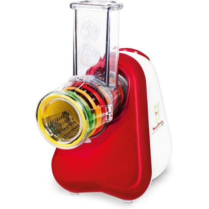 292563 - MOULINEX Fresh Express Plus, Përpunues Elektrik Ushqimi, 150W, E Kuqe Metalike dhe E Bardhë, 5 Shtesa, DJ756G, 200 Vat