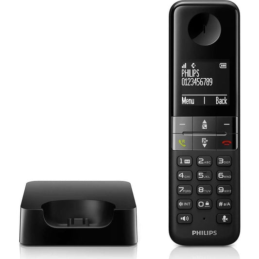 42754 - PHILIPS Telefoni i Shtëpisë D4701B DECT, Ngjyra e Zezë