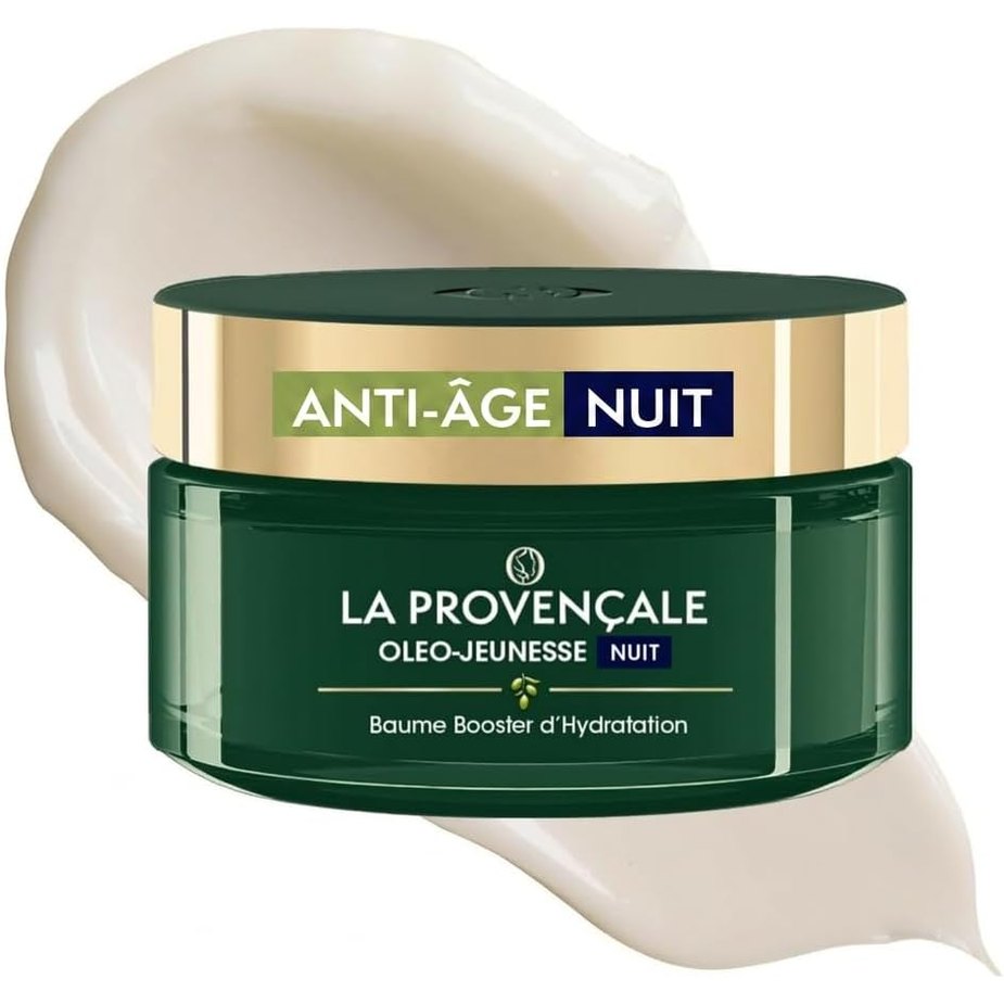 317674 - LA PROVENCAL Balsam rinor nate kundër plakjes, 50 ml - Kujdes për fytyrën gjatë natës, I çertifikuar organik, Vaj ulliri organik AOC Provence