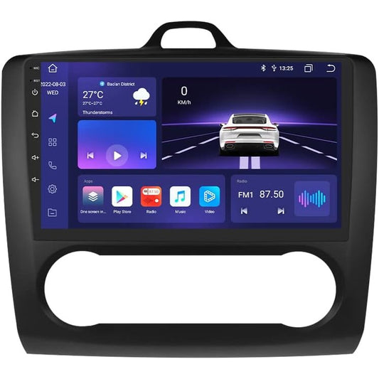 299009 - HIZPO RADIO MAKINE BLUETOOTH, për Ford Focus Exi 2004-2011, Navigim DAB, Ekran me prekje HD, Mbështet Apple CarPlay/Android Auto, Radio 4G LTE 4G+64G