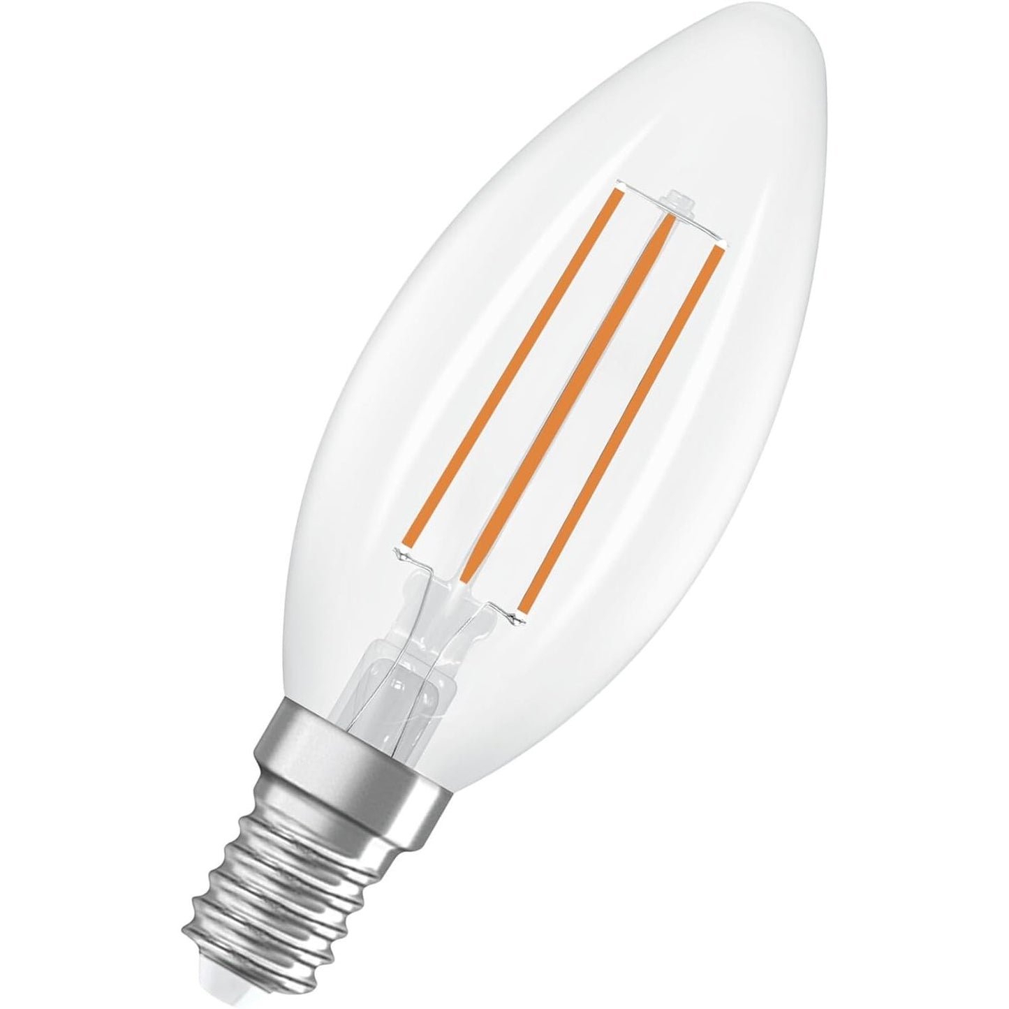 181051 - OSRAM Llampa LED Superstar Classic B 40, Mini Qiri Klasik, Trup Qelqi Transparent, 2.2 W, 470 lm, Prizë E14, 2700 K Dritë e Bardhë e Ngrohtë, Klasa Energjitike A, Diametër 35 mm
