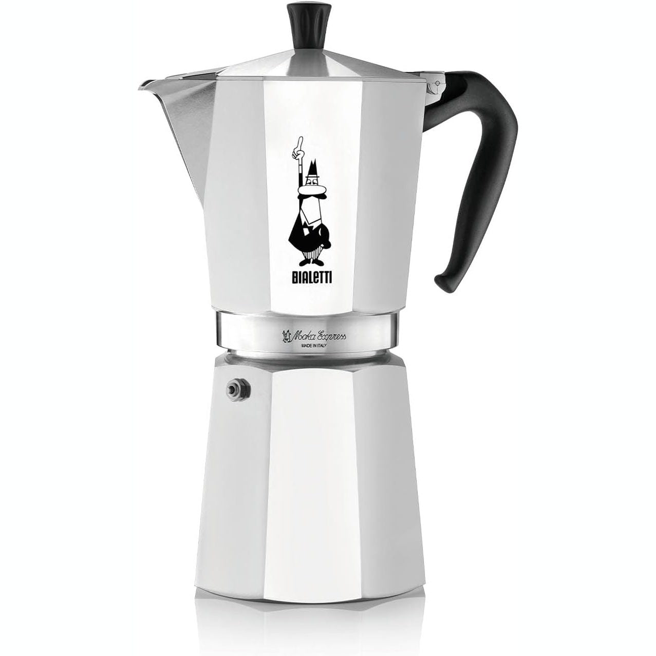 213472 - BIALETTI Makinë kafeje Moka me 12 filxhanë (670 ml), alumini