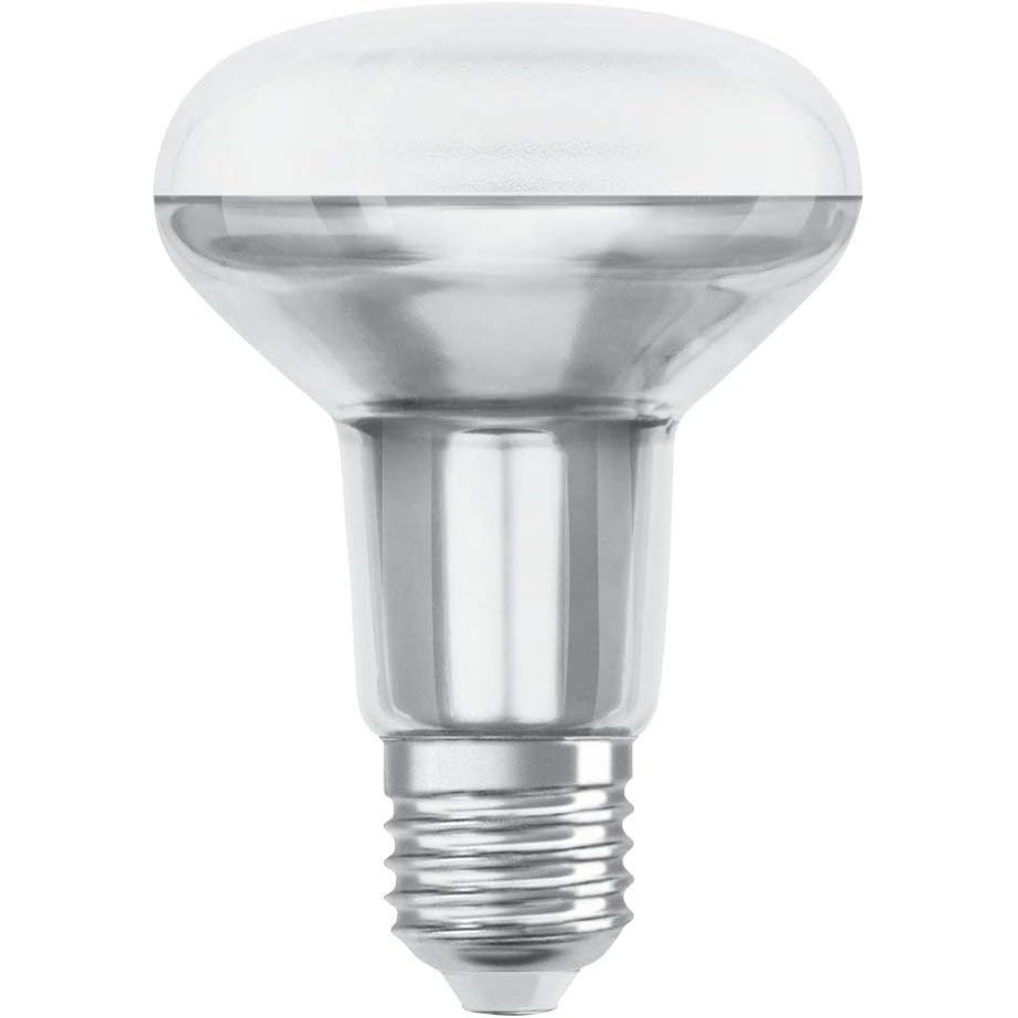 229662 - OSRAM Llambë reflektuese LED R80, E27, 5.9W, 2700K, njollë qelqi, zëvendësuese për 60W