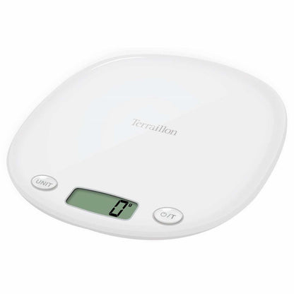 293481 - TERRAILLON - MACARON, Peshore Elektronike Kuzhine, Tarë, Konvertime Lëngjesh, Dorezë e Integruar, Kapacitet 5 kg, Saktësi 1 g, Marengë