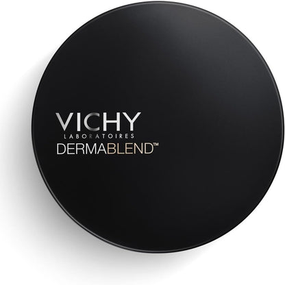 302137 - VICHY Dermablend Covermatte, Fondatinë Pudre Kompakte, Kundër Imperfeksioneve, Qëndrueshmëri 12 orëshe, Mbulim i Lartë, SPF 25, I përshtatshëm për lëkurë të ndjeshme, Nuanca: Nude 25, 9.5 g
