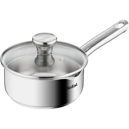 213831 - TEFAL Tenxhere 16 cm me kapak filtri, e pajtueshme me induksionin, çelik inox 18/10, garanci 10-vjeçare
