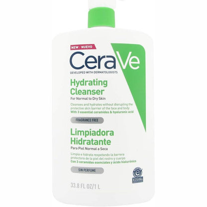 316279 - CERAVE Xhel Pastrues Hidratues (Për Lëkurë Normale deri të Thatë, 1000ml, I pasuruar me Ceramide Esenciale dhe Acid Hialuronik)