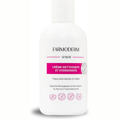 301120 - FARMODERM Sapun trupi pa shpëlarje për të moshuar, 300 ml