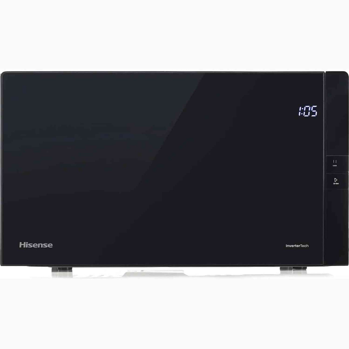 288142 - HISENSE Mikrovalë H25MOBS4HGI, 25 L, 900W, Teknologji Inverteri, 10 Nivele Fuqie, Xham i Temperuar Premium, E Zezë