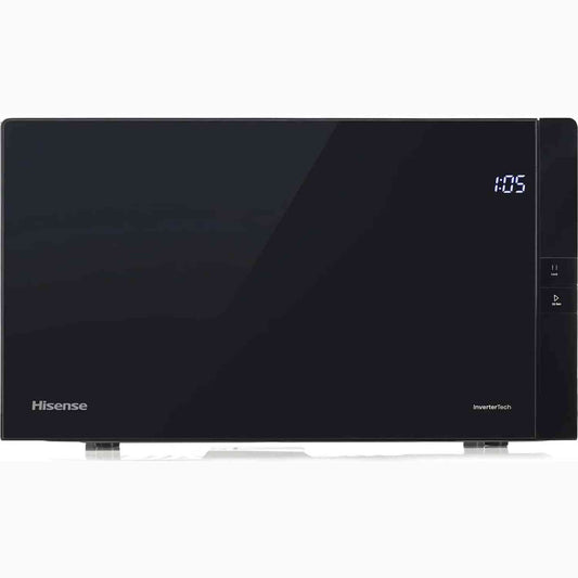 288142 - HISENSE Mikrovalë H25MOBS4HGI, 25 L, 900W, Teknologji Inverteri, 10 Nivele Fuqie, Xham i Temperuar Premium, E Zezë