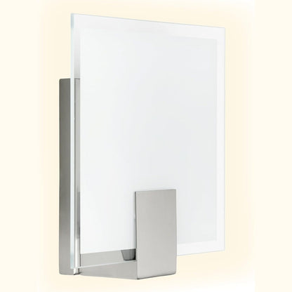 251612 - BRILLIANT Llambë muri katrore Sonian, hekur/e bardhë | 1x C35, E14, 40W | Shkalla e efikasitetit të energjisë A++ deri në E | E përshtatshme për llamba LED