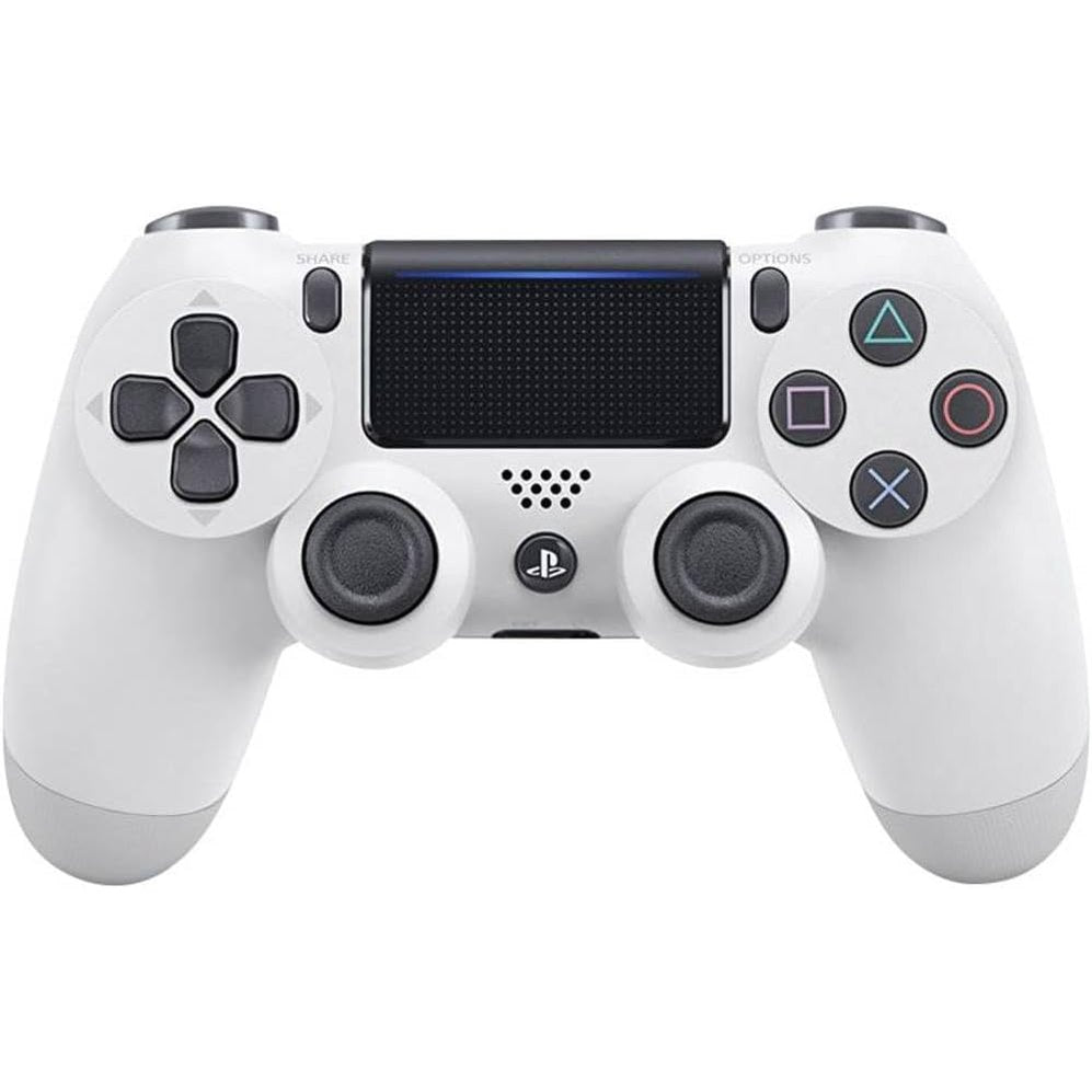 295610 - PLAYSTATION 4 Kontrolluesi Dualshock 4 Wireless V2, Bianco (Glacier White) Standard