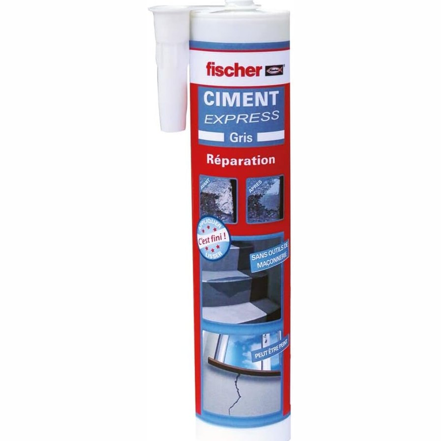289320 - FISCHER Çimento Express Gri e gatshme për përdorim - 1 fishek 310 ml