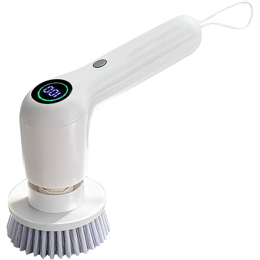 196183 - VINATO Furçë Elektrike Pastrimi Rrotulluese me 5 Koka dhe 2 Shpejtësi – Për Pastrimin e Banjo dhe Kuzhinë në Shtëpi