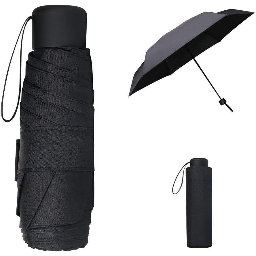 224807 - Vicloon Ombrellë Mini, portative, e palosshme, 210T, e papërshkueshme nga uji, rezistente ndaj rrezeve UV