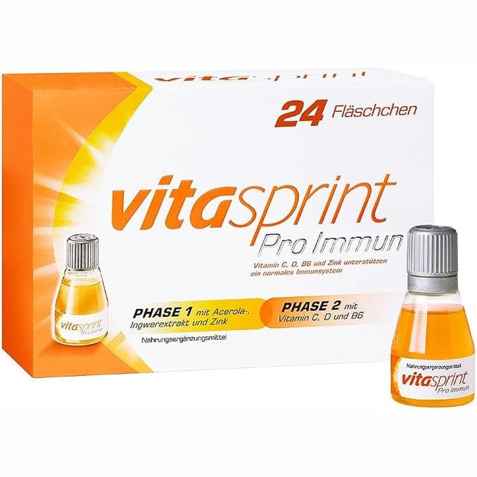 301811 - VITASPRINT Pro Immun, 24 tableta, Shtesë dietike me acerola, xhenxhefil, zink dhe vitamina për mbështetje të sistemit imunitar, energji dhe më pak lodhje