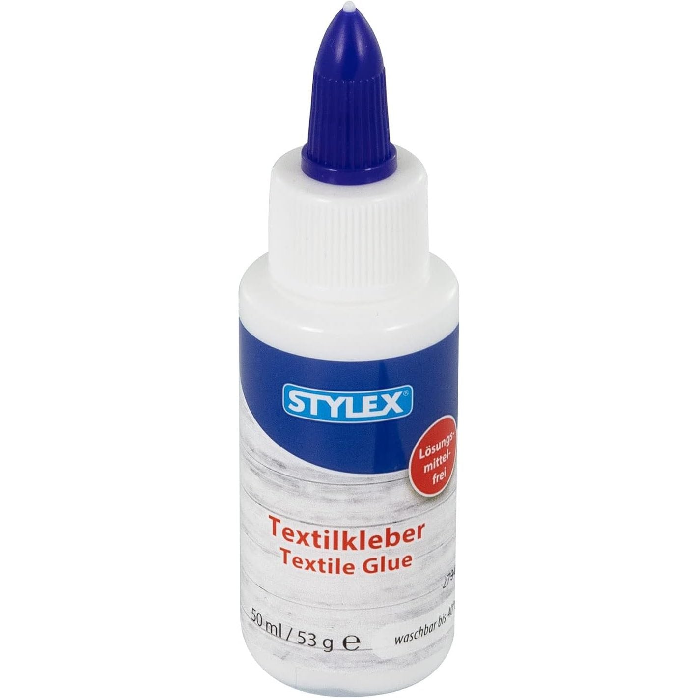 216874 - STYLEX 23347 Ngjitës tekstili, Shishe 53g, Ngjitës pa erë për pëlhura dhe tekstile, Thahet transparent dhe lahet deri në 40°C