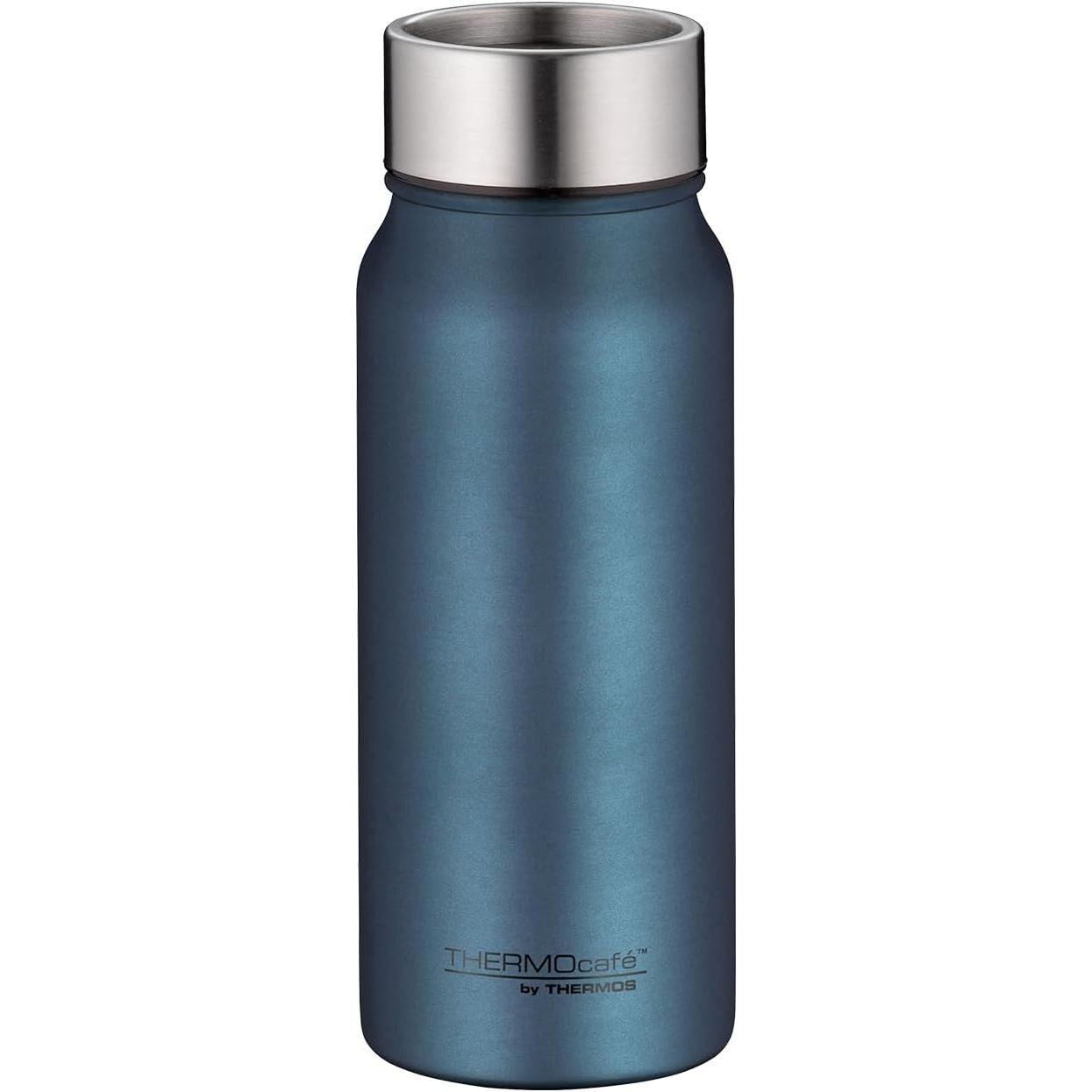 227905 - THERMOS GOTË PIJE THERMOcafé, ngjyrë blu nate, kapacitet 0.50l, gotë termike çeliku inox, e izoluar, e papërshkueshme nga rrjedhjet, mban pijet të ngrohta për 9 orë dhe të ftohta për 18 orë, e sigurt për lavastovilje, pa BPA