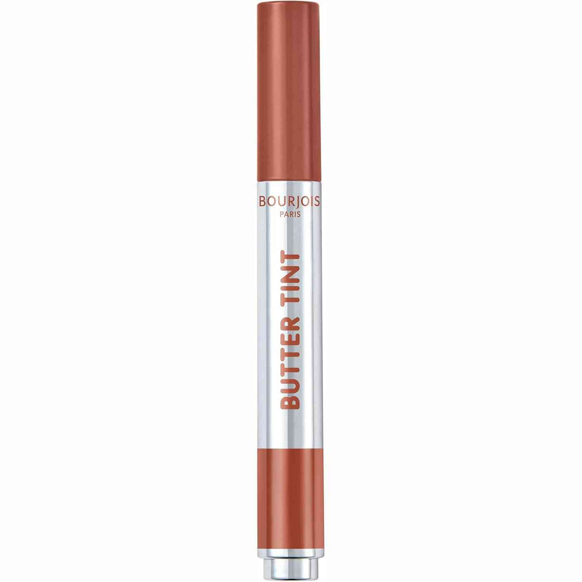 300986 - BOURJOIS Buzëkuq Butter Tint Buz Glaze, 02 HONEY GLACÉ – Formulë me gjalpë shea, teknologji ngjyre pH-reaktive