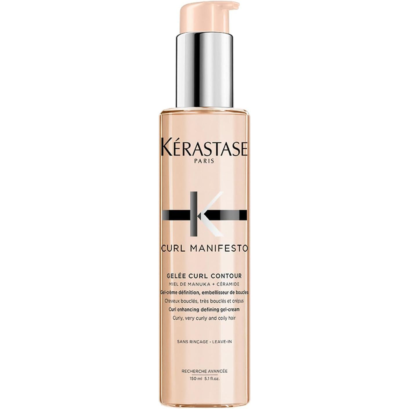 321211 - KERASTASE Curl Manifesto - Curl Contour Jelly, 150 ml, xhel-krem për përmirësimin e kaçurrelave, hidraton dhe përcakton