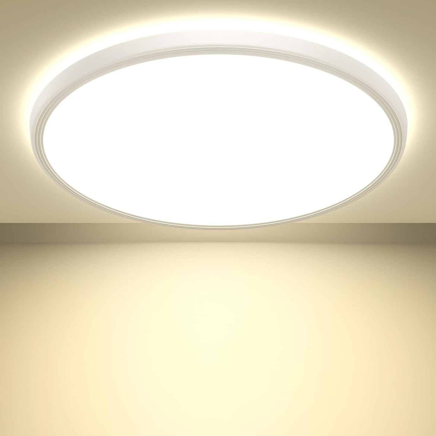 242120 - Llambë tavani LED me sensor lëvizjeje, 18W 2500LM, e rrumbullakët 4000K e bardhë për përdorim të brendshëm