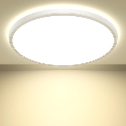 242120 - Llambë tavani LED me sensor lëvizjeje, 18W 2500LM, e rrumbullakët 4000K e bardhë për përdorim të brendshëm