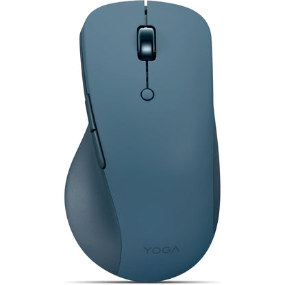 273400 - LENOVO MAUS Yoga Pro, i rikarikueshëm USB-C, modalitet i dyfishtë Bluetooth, 6 butona, dizajn për dorën e djathtë, dizajn ergonomik, butona të programueshëm, rrotë metalike lëvizëse - Tidal Teal