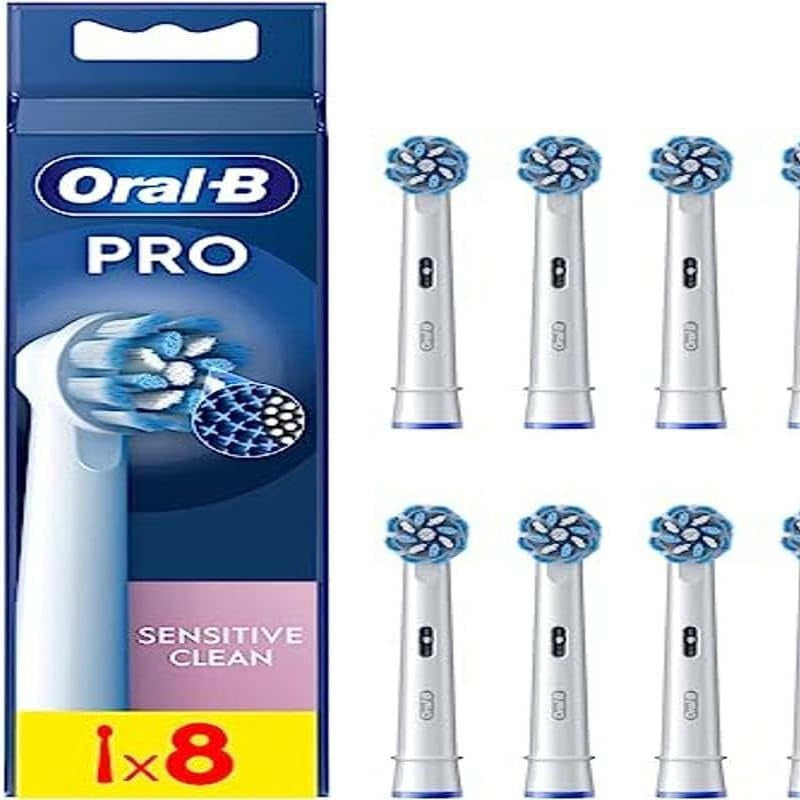 275208 - ORAL-B 7 Koka Furçash Zëvendësuese Sensitive Clean, të Bardha, mbushëse furçash dhëmbësh elektrike me fije ultra të buta