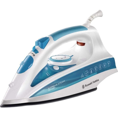 162544 - RUSSELL HOBBS Hekur me Avull, Shtim Avulli 210g/min, Avull Vertikal për Perde, Pllakë Qeramike Vetëpastruese, 2600W, Modeli Supreme Steam Pro 20562-56