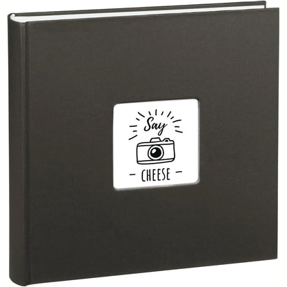 223686 - HAMA Album Fotosh Jumbo 30x30 cm, 100 faqe të bardha, për 400 foto, i zi
