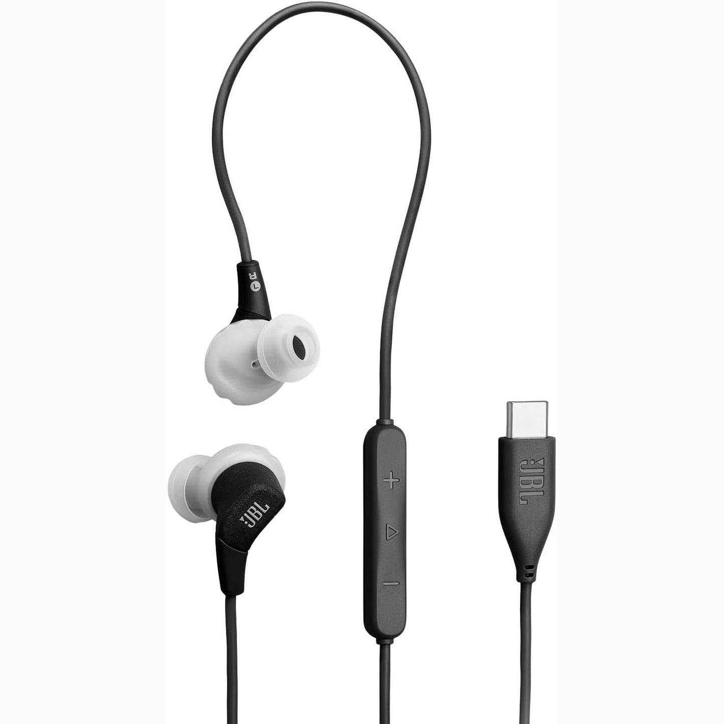 273399 - JBL KUFJE SPORTIVE me tela Endurance Run 3, teknologji FlipHook & TwistLock, rezistente ndaj pluhurit dhe ujit IP65, tingull me bas të pastër JBL, mikrofon i integruar dhe në distancë, USB-C, e zezë/gri
