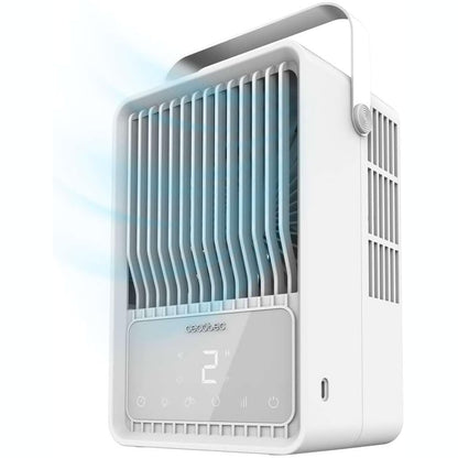 288343 - CECOTEC Kondicioner tavoline inteligjent EnergySilence 500 DeskChill, 6W, kapacitet 500 ml, kontroll me prekje, ekran dixhital, 3 shpejtësi, dritë LED me 7 ngjyra, kohëmatës