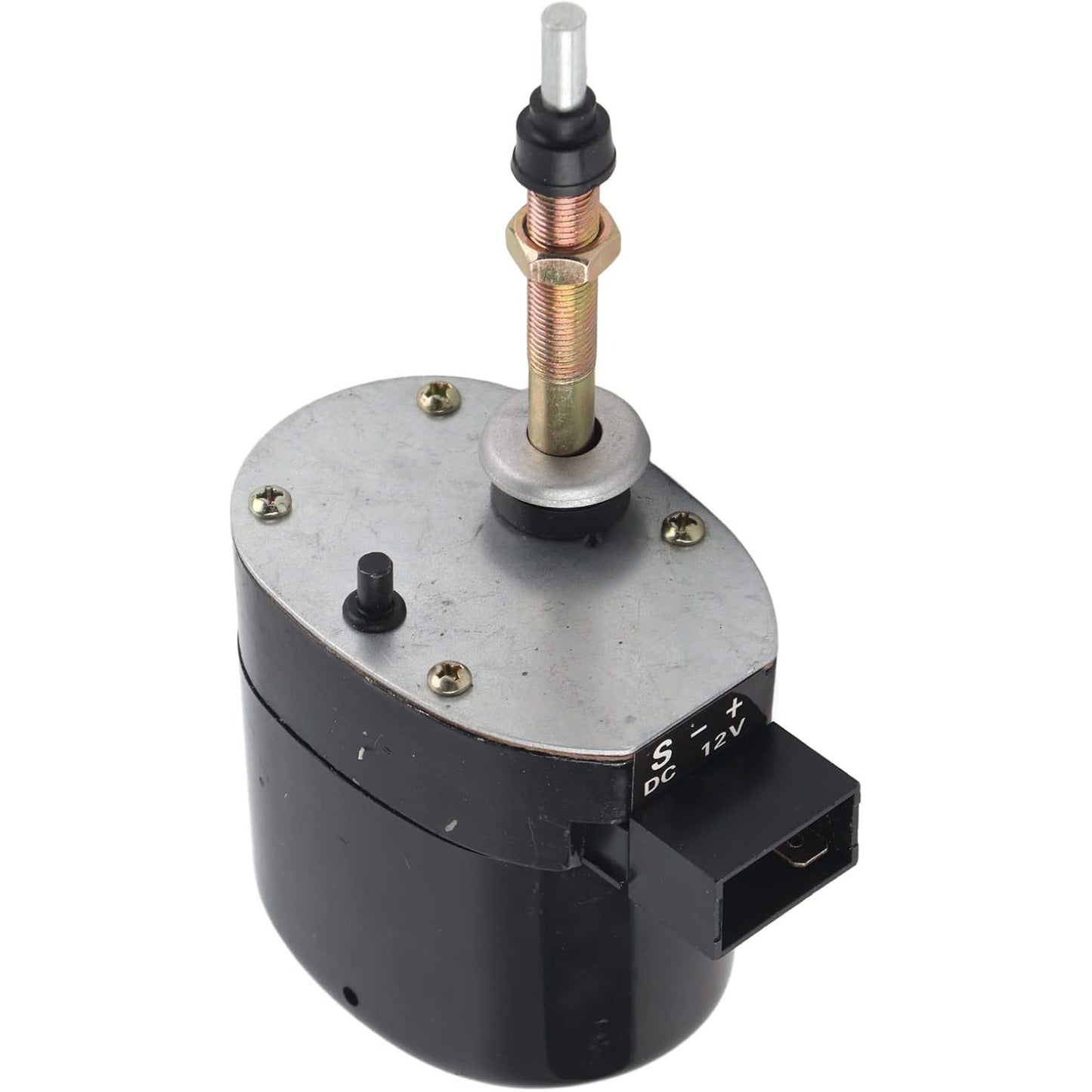 288726 - Motor fshirëse xhami DC12V metalik, zonë fshirjeje 105°, aksesor universal për traktorë, fshirëse, tehe fshirëse dhe aksesorë
